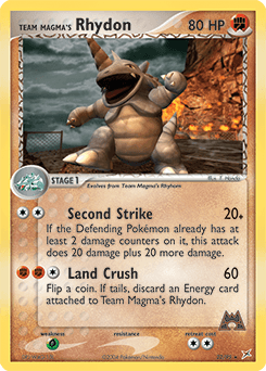 Team Magma's Rhydon 22/95 — Team Magma vs Team Aqua