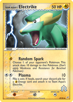 Team Aqua's Electrike 27/95 — Team Magma vs Team Aqua