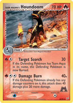 Team Magma's Houndoom 34 — Team Magma vs Team Aqua