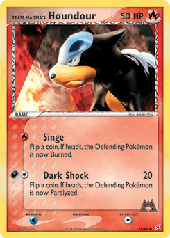 Team Magma's Houndour 35/95 — Team Magma vs Team Aqua