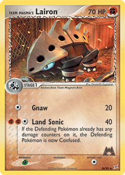 Team Magma's Lairon 36 — Team Magma vs Team Aqua
