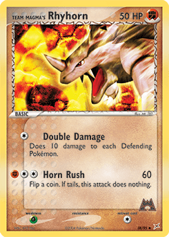 Team Magma's Rhyhorn 38 — Team Magma vs Team Aqua