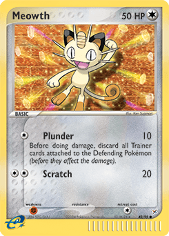 Meowth 42/95 — Team Magma vs Team Aqua