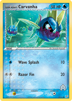 Team Aqua's Carvanha 48/95 — Team Magma vs Team Aqua