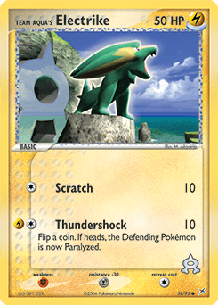 Team Aqua's Electrike 52/95 — Team Magma vs Team Aqua