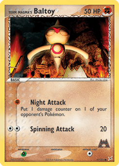 Team Magma's Baltoy 61/95 — Team Magma vs Team Aqua