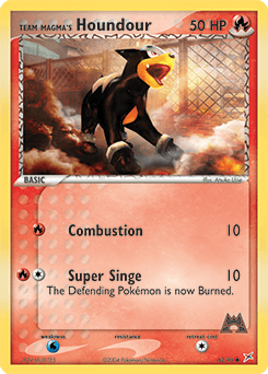 Team Magma's Houndour 62/95 — Team Magma vs Team Aqua