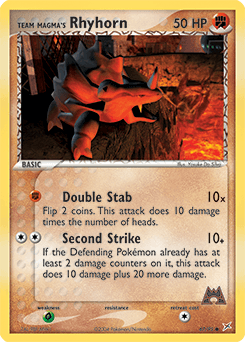 Team Magma's Rhyhorn 67 — Team Magma vs Team Aqua