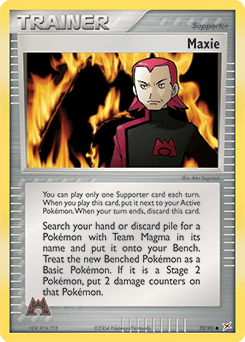 Maxie 73/95 — Team Magma vs Team Aqua