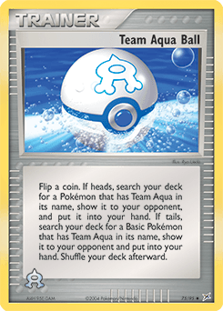 Team Aqua Ball 75/95 — Team Magma vs Team Aqua