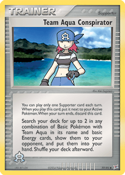 Team Aqua Conspirator 77/95 — Team Magma vs Team Aqua