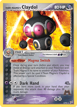 Team Magma's Claydol 8/95 — Team Magma vs Team Aqua