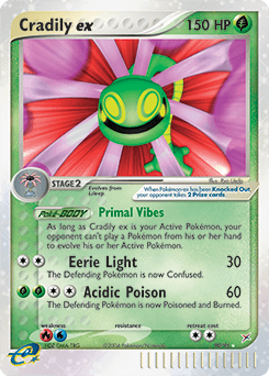 Cradily ex 90 — Team Magma vs Team Aqua
