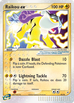 Raikou ex 92 — Team Magma vs Team Aqua