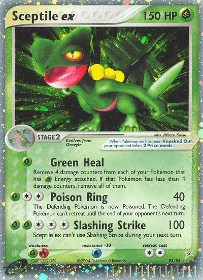 Carta Sceptile ex 93/95 do set Team Magma vs Team Aqua — Pokémon TCG | Bynx