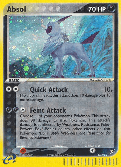 Carta Absol 96/95 do set Team Magma vs Team Aqua — Pokémon TCG | Bynx