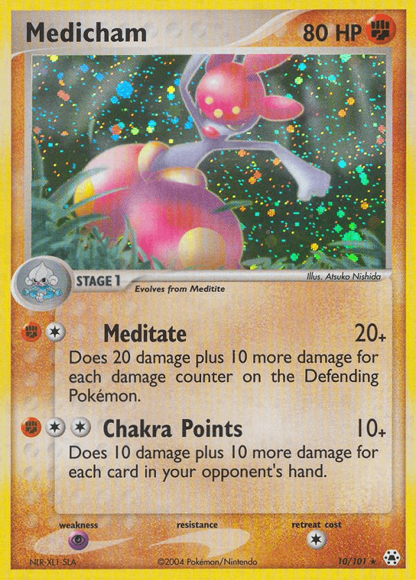 Carta Medicham 10/101 do set Hidden Legends — Pokémon TCG | Bynx