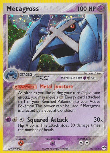 Carta Metagross 11/101 do set Hidden Legends — Pokémon TCG | Bynx