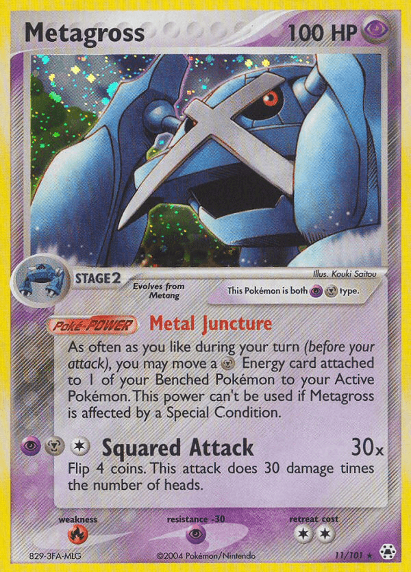 Carta Metagross 11/101 do set Hidden Legends — Pokémon TCG | Bynx