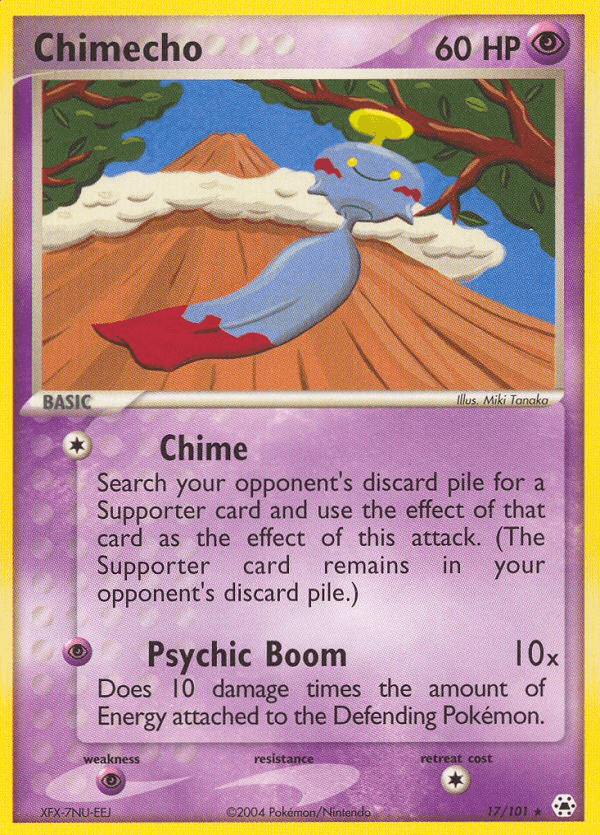 Carta Chimecho 17/101 do set Hidden Legends — Pokémon TCG | Bynx