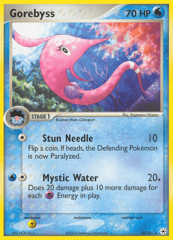 Carta Gorebyss 18/101 do set Hidden Legends — Pokémon TCG | Bynx