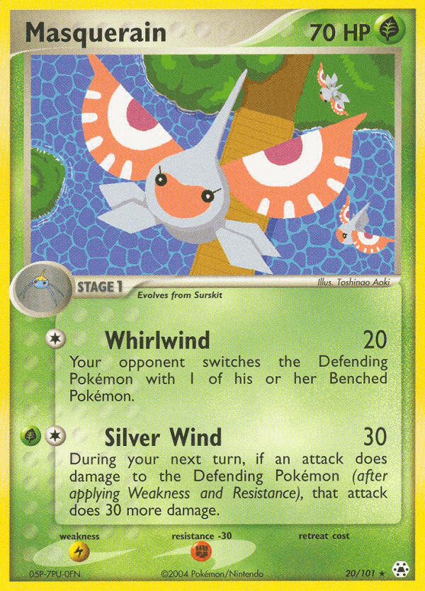 Carta Masquerain 20/101 do set Hidden Legends — Pokémon TCG | Bynx