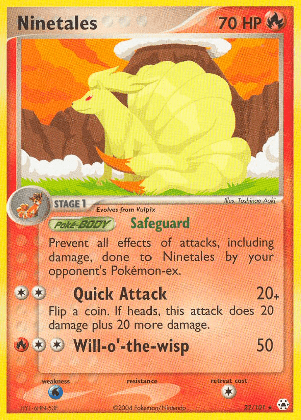Carta Ninetales 22/101 do set Hidden Legends — Pokémon TCG | Bynx