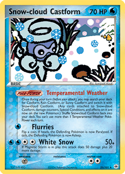 Snow-cloud Castform 25 — Hidden Legends
