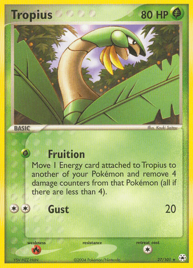 Carta Tropius 27/101 do set Hidden Legends — Pokémon TCG | Bynx