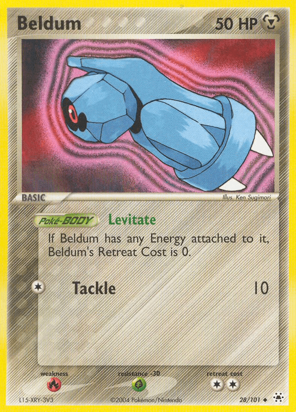 Carta Beldum 28/101 do set Hidden Legends — Pokémon TCG | Bynx