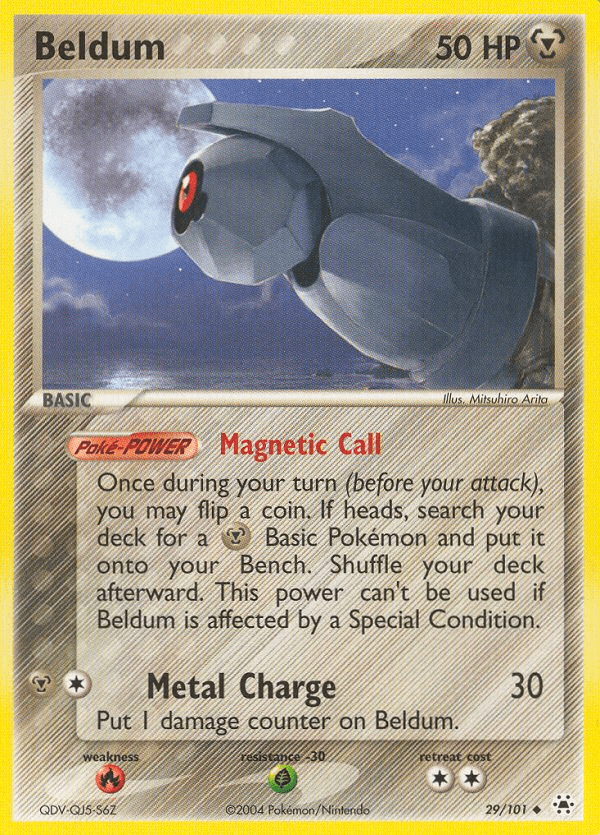 Carta Beldum 29/101 do set Hidden Legends — Pokémon TCG | Bynx