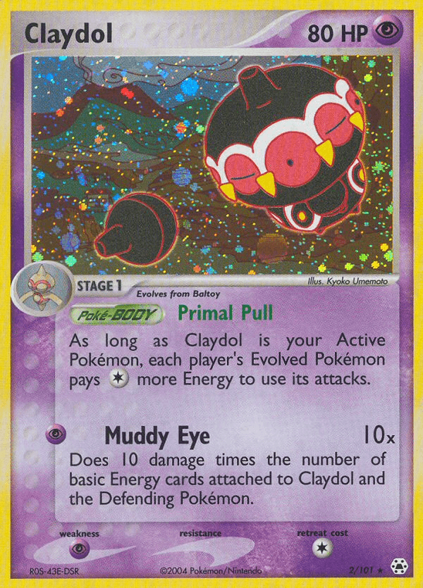 Carta Claydol 2/101 do set Hidden Legends — Pokémon TCG | Bynx