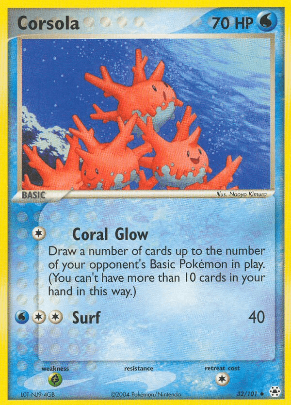Carta Corsola 32/101 do set Hidden Legends — Pokémon TCG | Bynx
