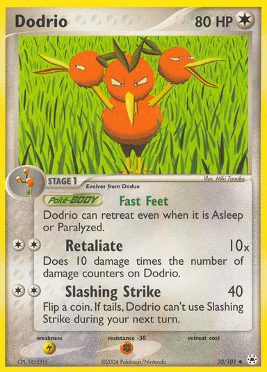 Carta Dodrio 33/101 do set Hidden Legends — Pokémon TCG | Bynx