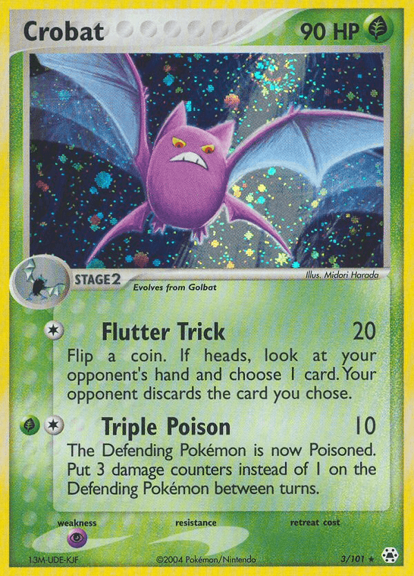 Carta Crobat 3/101 do set Hidden Legends — Pokémon TCG | Bynx