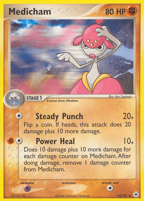 Carta Medicham 42/101 do set Hidden Legends — Pokémon TCG | Bynx