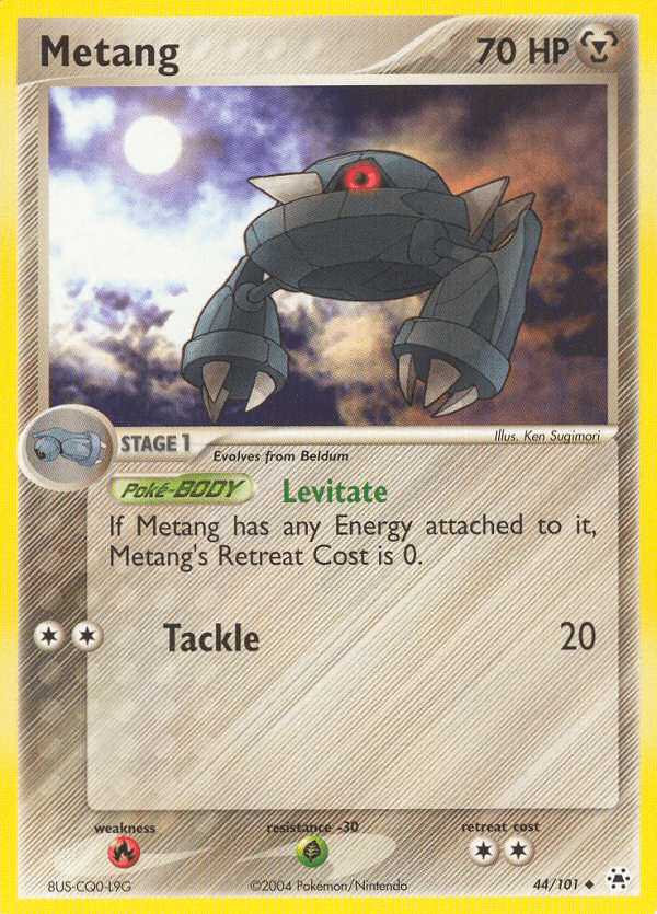 Carta Metang 44/101 do set Hidden Legends — Pokémon TCG | Bynx