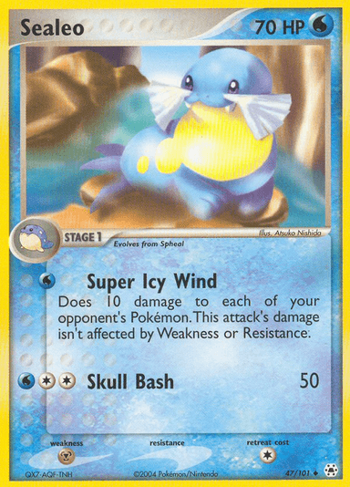 Carta Sealeo 47/101 do set Hidden Legends — Pokémon TCG | Bynx