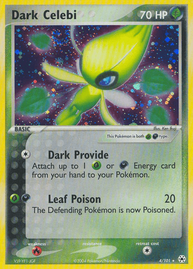 Carta Dark Celebi 4/101 do set Hidden Legends — Pokémon TCG | Bynx