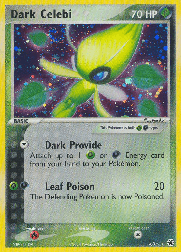 Carta Dark Celebi 4/101 do set Hidden Legends — Pokémon TCG | Bynx