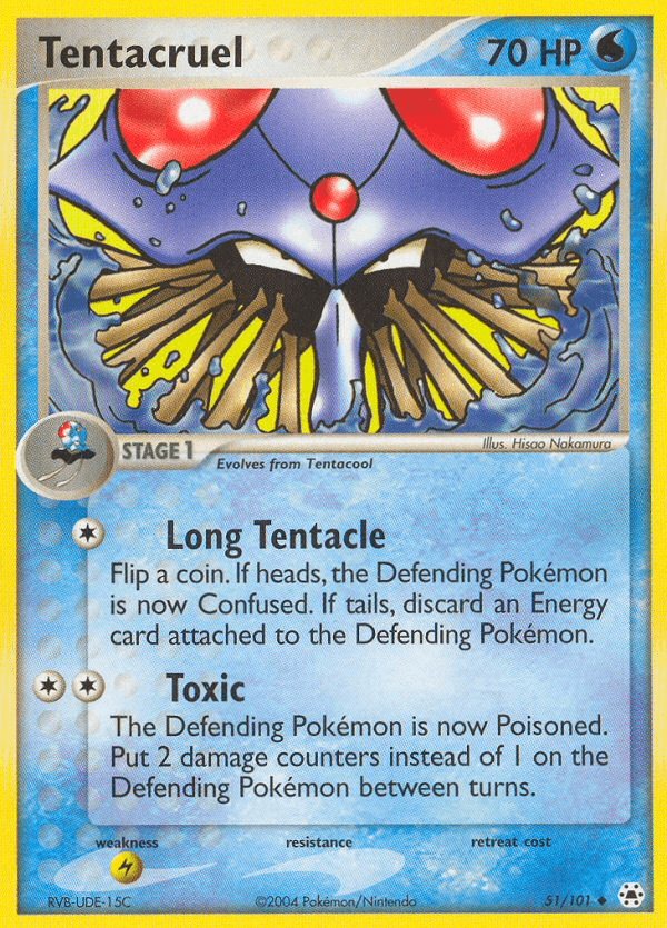 Carta Tentacruel 51/101 do set Hidden Legends — Pokémon TCG | Bynx