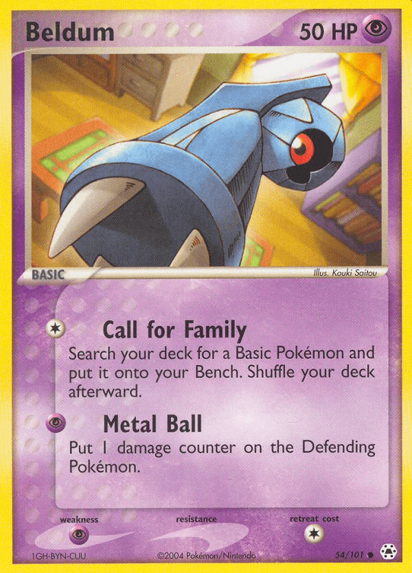 Carta Beldum 54/101 do set Hidden Legends — Pokémon TCG | Bynx