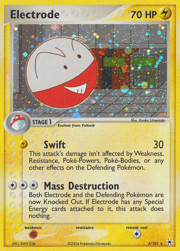 Carta Electrode 5/101 do set Hidden Legends — Pokémon TCG | Bynx