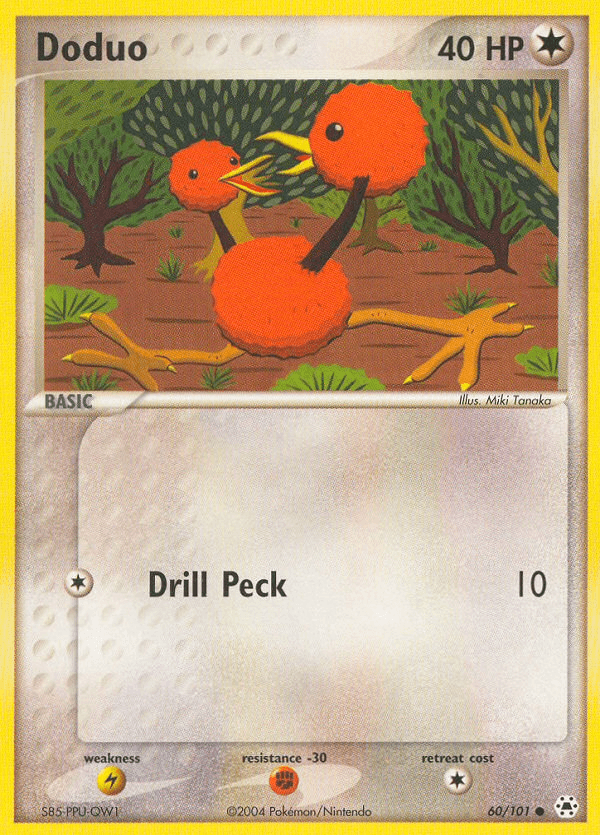 Carta Doduo 60/101 do set Hidden Legends — Pokémon TCG | Bynx