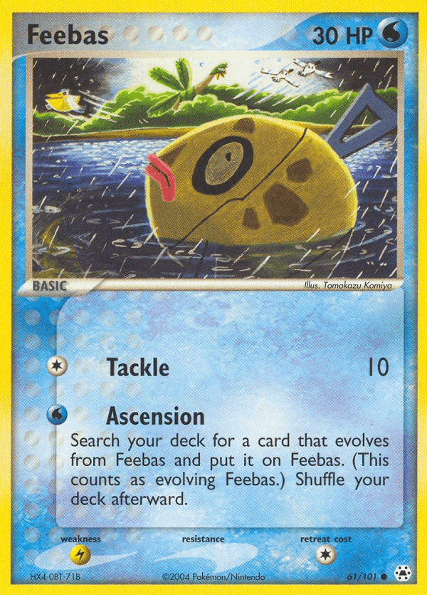 Carta Feebas 61/101 do set Hidden Legends — Pokémon TCG | Bynx