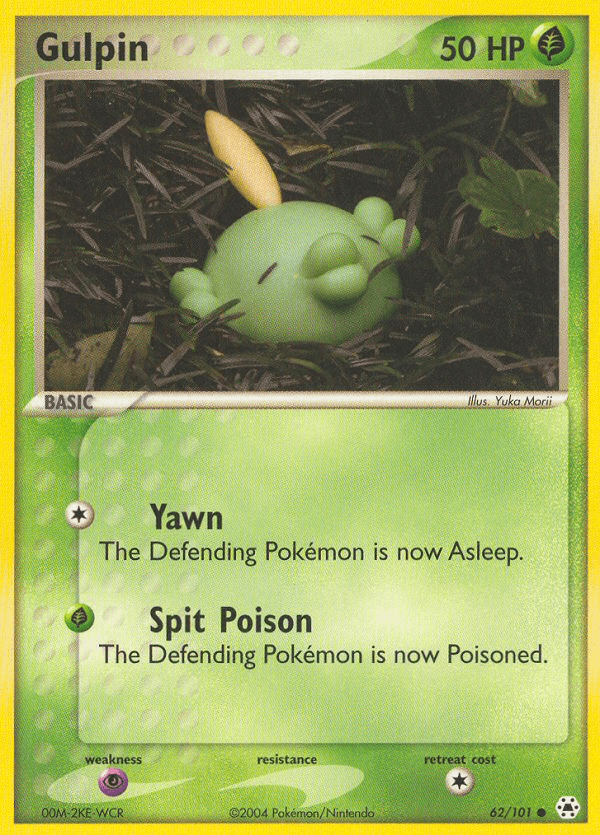 Carta Gulpin 62/101 do set Hidden Legends — Pokémon TCG | Bynx