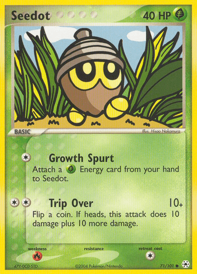 Carta Seedot 71/101 do set Hidden Legends — Pokémon TCG | Bynx
