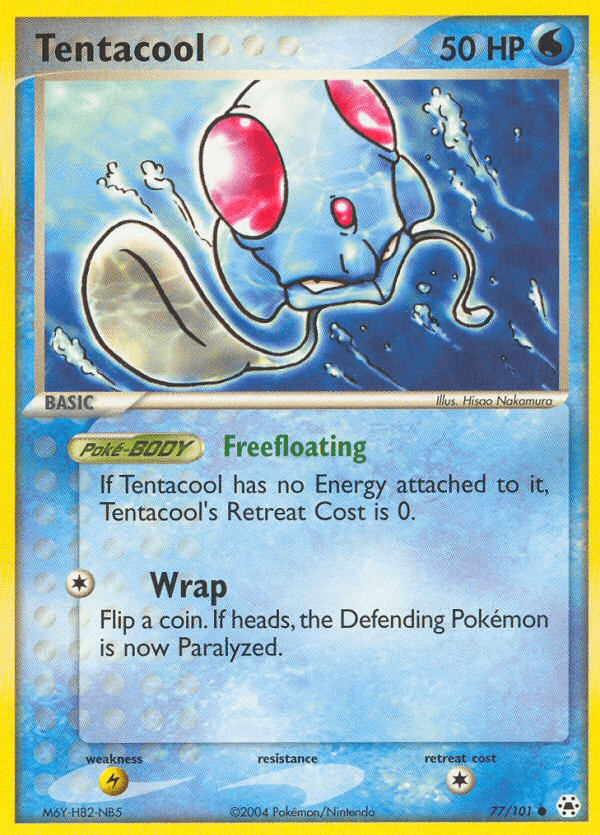Carta Tentacool 77/101 do set Hidden Legends — Pokémon TCG | Bynx