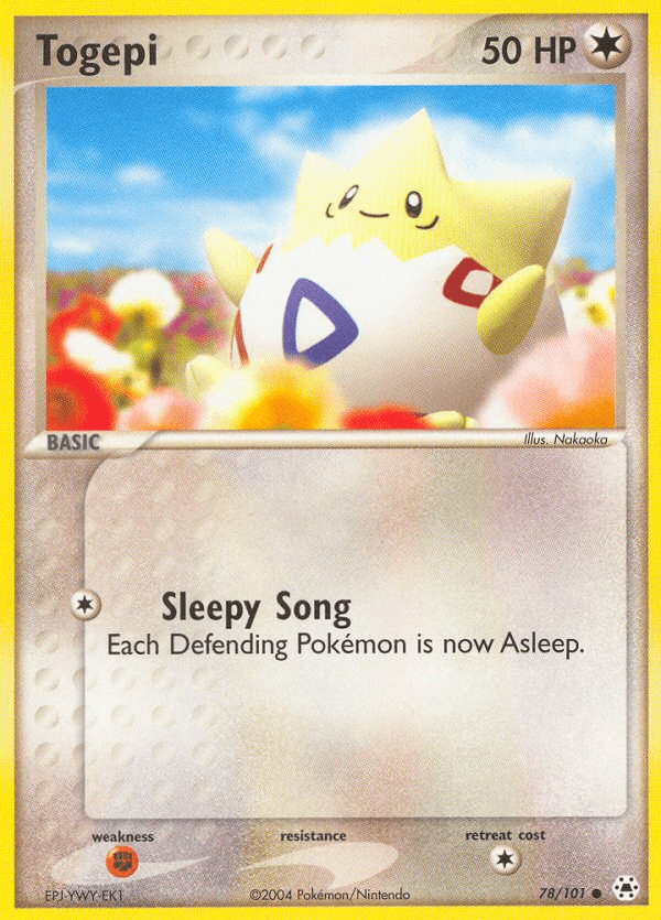 Carta Togepi 78/101 do set Hidden Legends — Pokémon TCG | Bynx