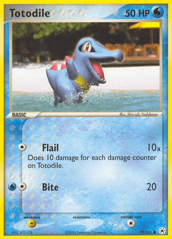 Carta Totodile 79/101 do set Hidden Legends — Pokémon TCG | Bynx